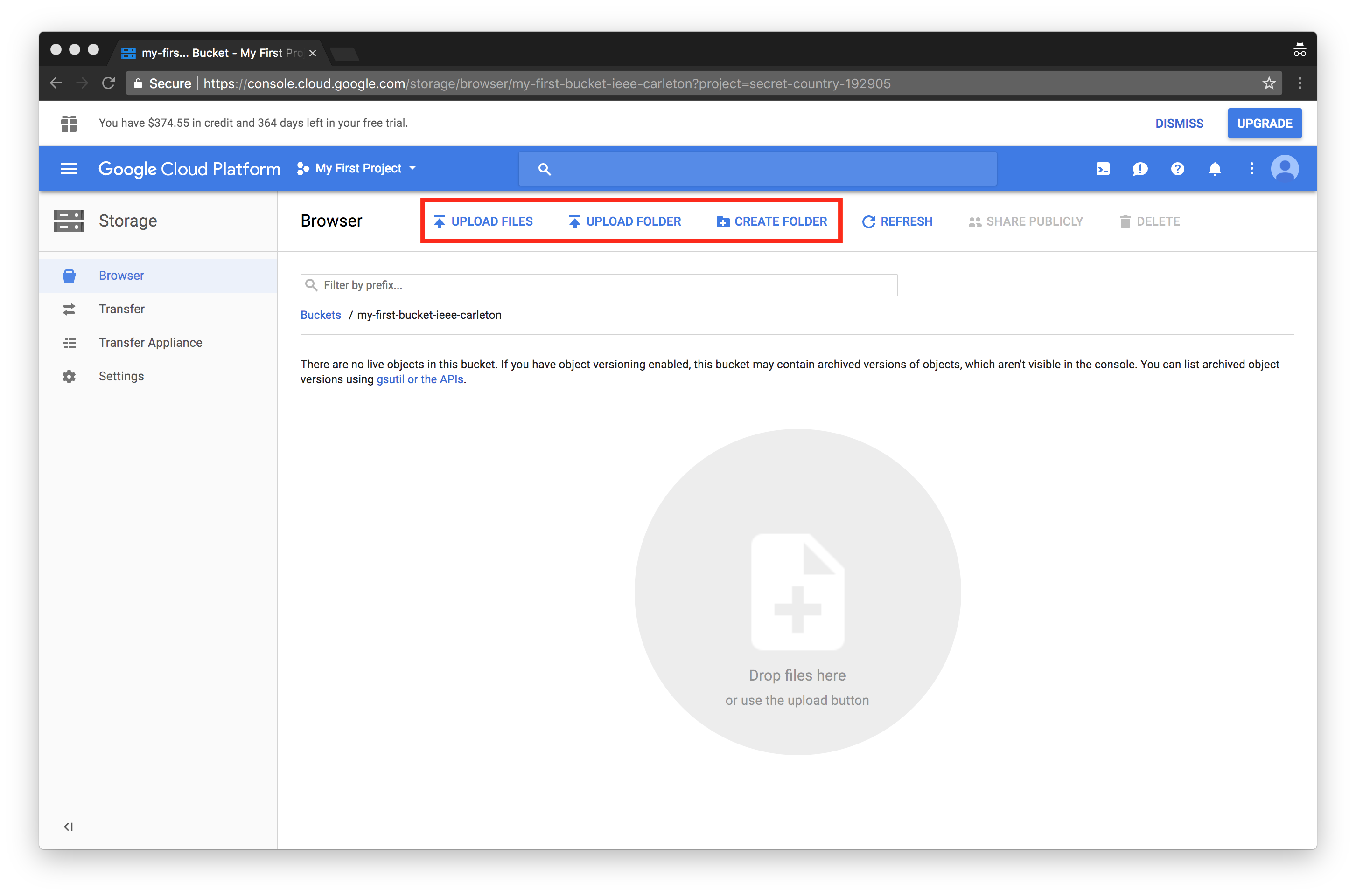 Does Google Cloud delete data?